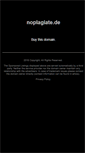 Mobile Screenshot of noplagiate.de